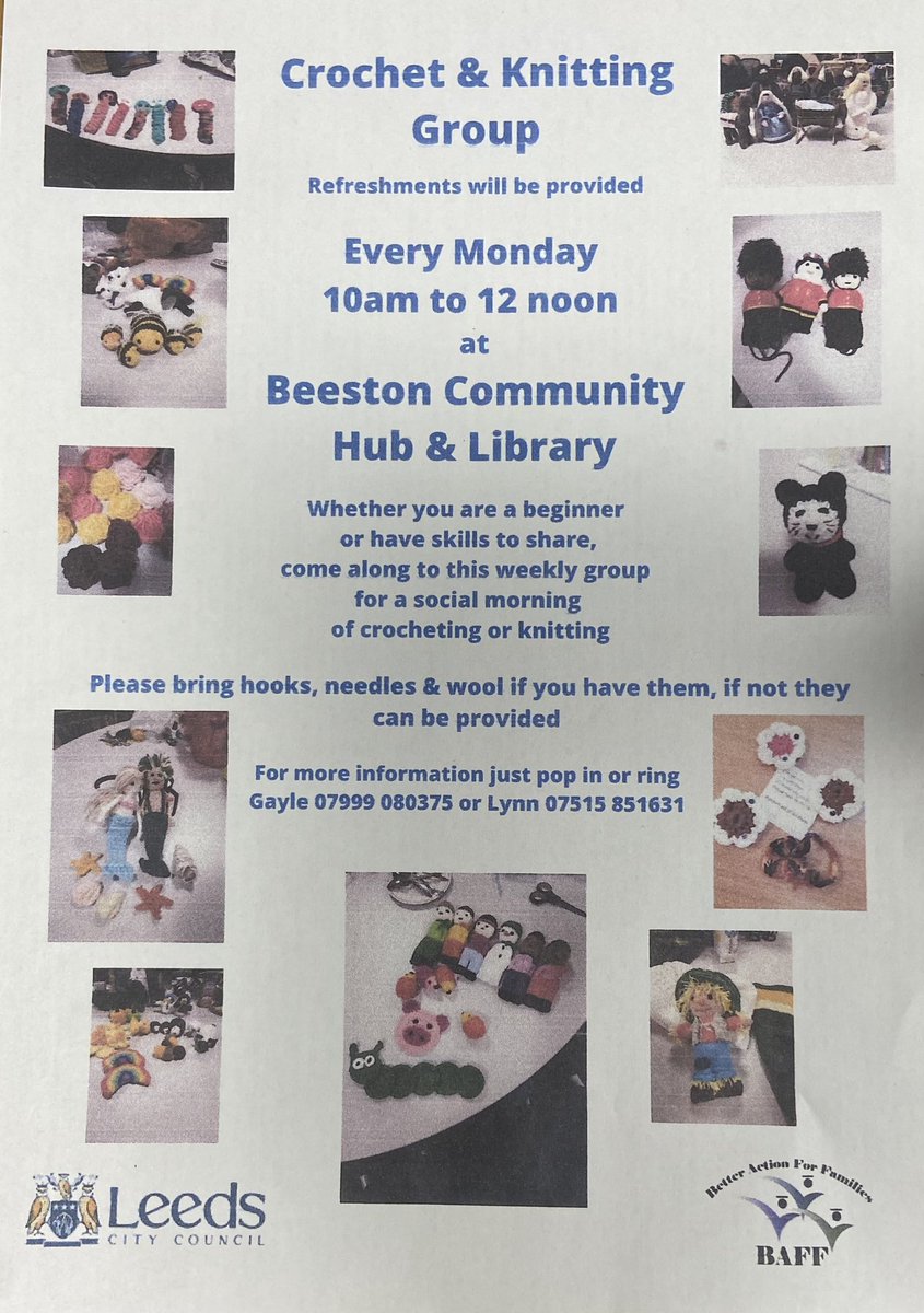 Crochet and Knitting Group
