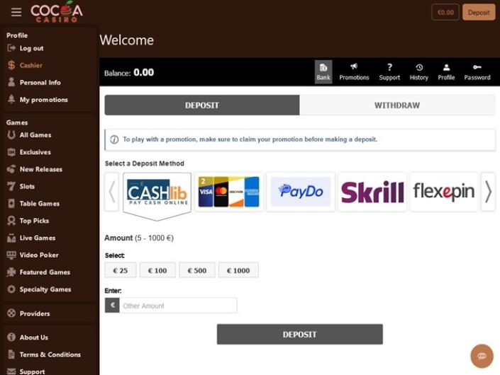 Cocoa Casino Review 3