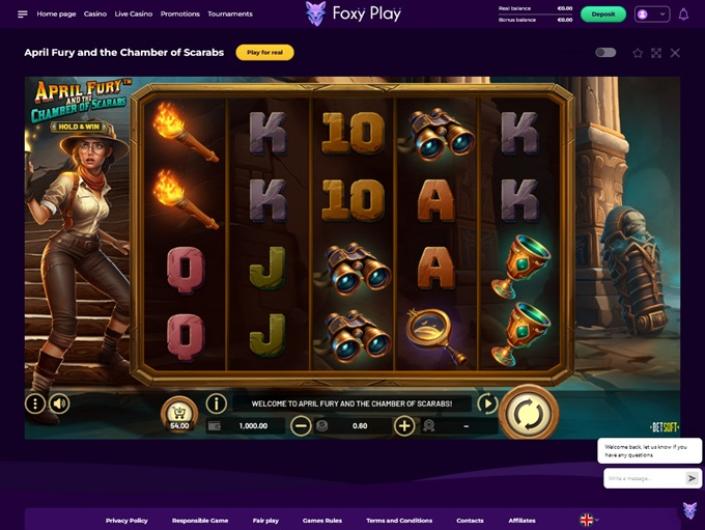 Foxy Play Casino Review 4