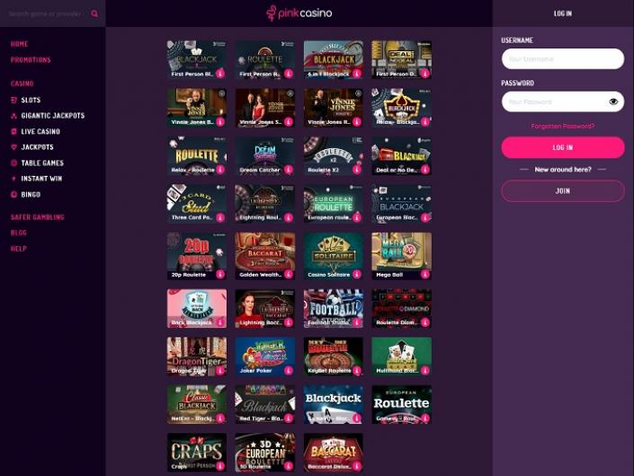 PinkCasino Review 2