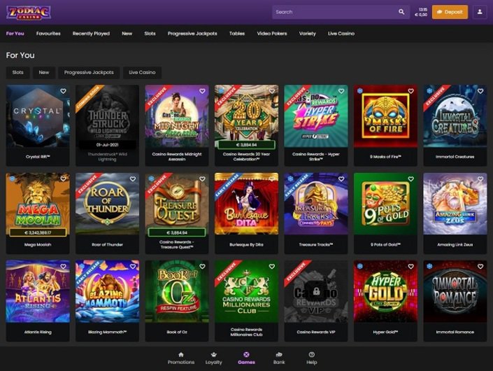 Zodiac Casino Review 2